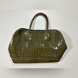 Arcadia patent leather purse